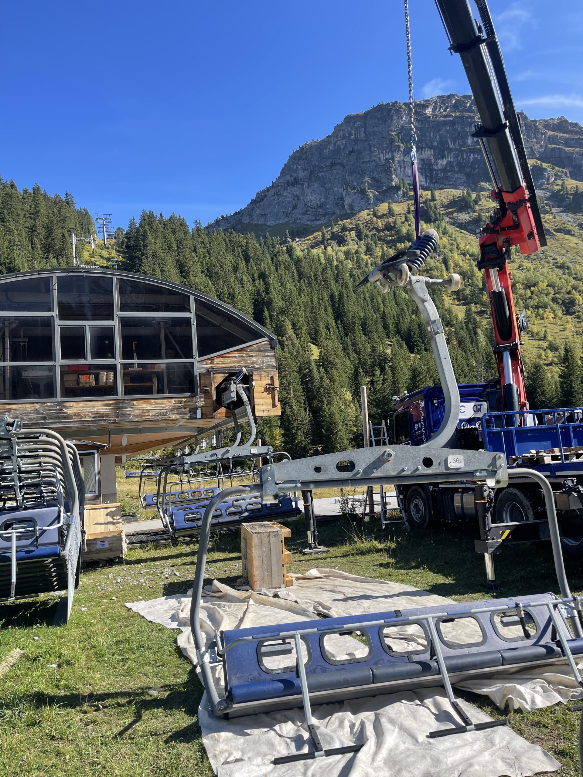 sièges du Roc Munier à Courchevel